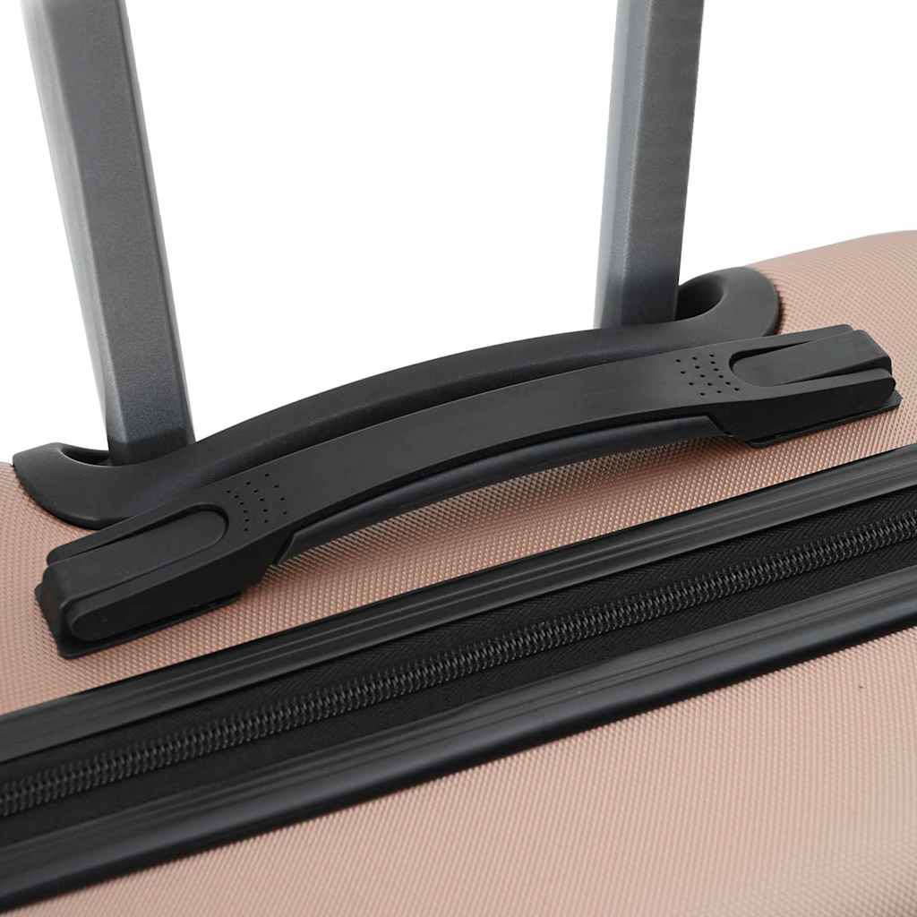 Βαλίτσα 3 pcs Ροζ χρυσό 50 x 31 x 78 εκ ΑΒΣ Πλαστικό