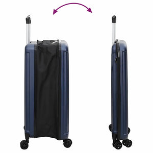 Βαλίτσα Σκούρο Μπλε 34 x 23 x 55.5 εκ. ΑΒΣ Πλαστικό - Pakobazaar