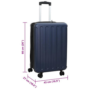 Βαλίτσα με κλειδαριά Σκούρο Μπλε 43 x 27 x 66 εκ. ΑΒΣ Πλαστικό