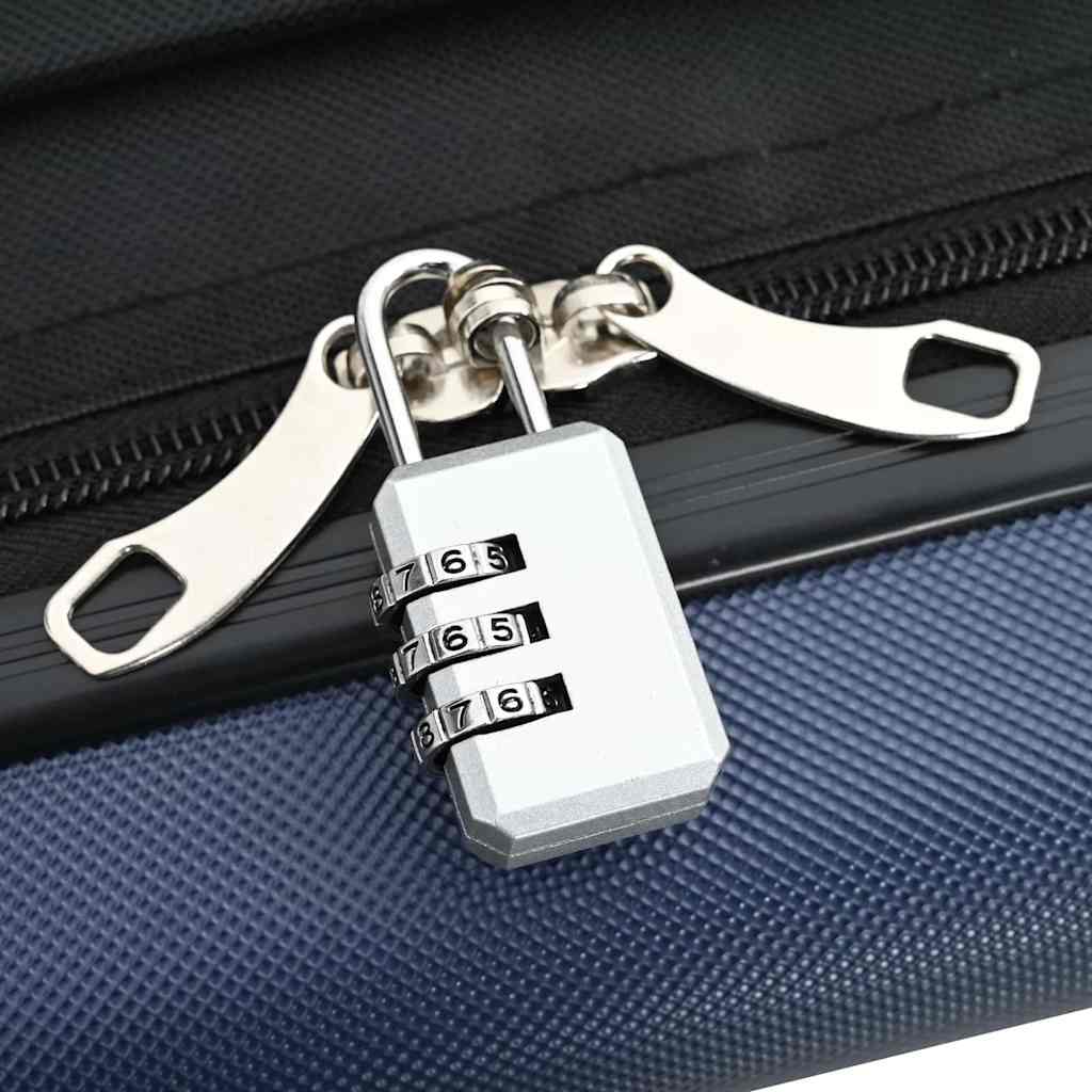 Βαλίτσα με κλειδαριά Σκούρο Μπλε 50 x 30 x 76 εκ. ΑΒΣ Πλαστικό