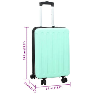 Βαλίτσα Πράσινο της μέντας 34 x 23 x 55.5 εκ. ΑΒΣ Πλαστικό