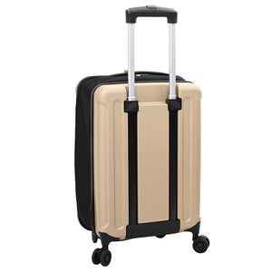 Βαλίτσα με κλειδαριά Μπρονζέ 34 x 23 x 55.5 εκ. ΑΒΣ Πλαστικό