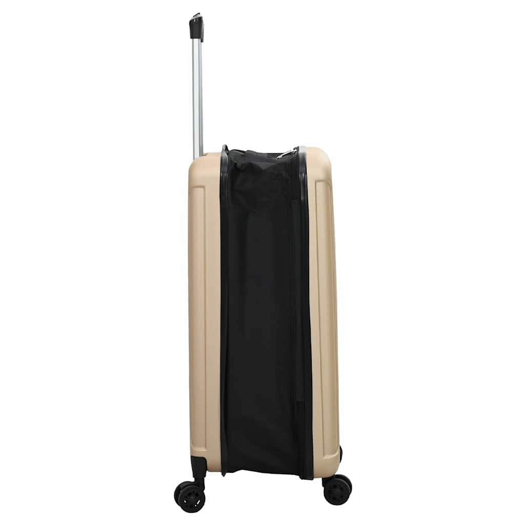 Βαλίτσα με κλειδαριά Μπρονζέ 34 x 23 x 55.5 εκ. ΑΒΣ Πλαστικό