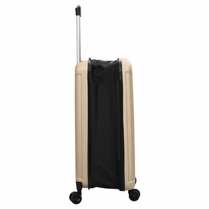 Βαλίτσα με κλειδαριά Μπρονζέ 34 x 23 x 55.5 εκ. ΑΒΣ Πλαστικό