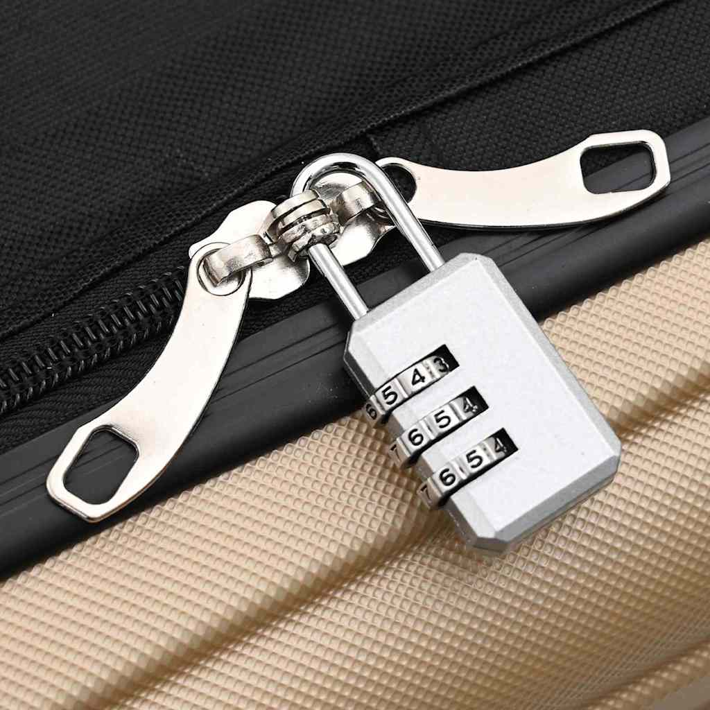 Βαλίτσα με κλειδαριά Μπρονζέ 43 x 27 x 66 εκ. ΑΒΣ Πλαστικό