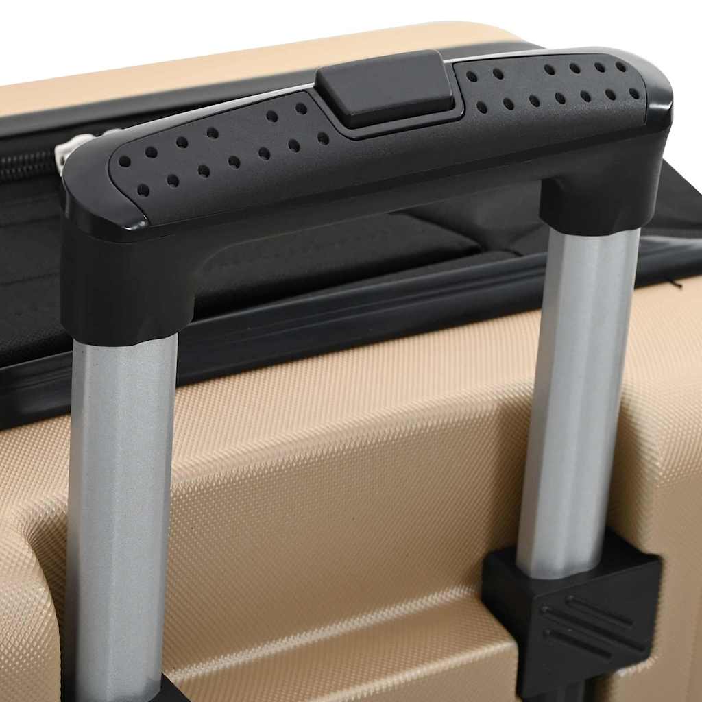 Βαλίτσα με κλειδαριά Μπρονζέ 43 x 27 x 66 εκ. ΑΒΣ Πλαστικό