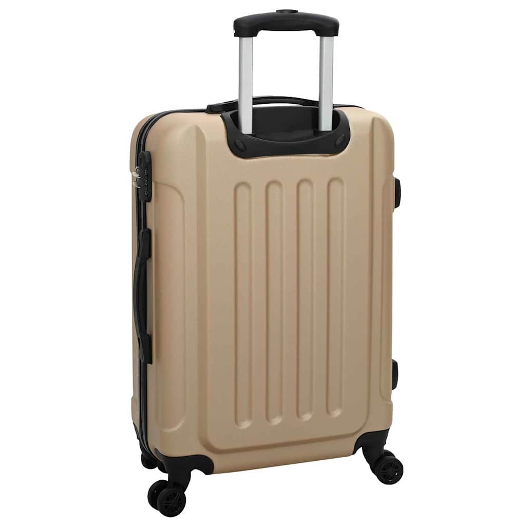 Βαλίτσα με κλειδαριά 3 pcs Μπρονζέ 50 x 31 x 78 εκ ΑΒΣ Πλαστικό