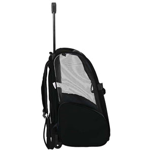 Καρότσι Κατοικίδιων 3 σε 1 Μαύρο Ύφασμα Oxford 48x32x(57-106) εκ. - Pakobazaar
