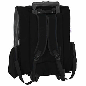 Καρότσι Κατοικίδιων 3 σε 1 Μαύρο Ύφασμα Oxford 48x32x(57-106) εκ. - Pakobazaar