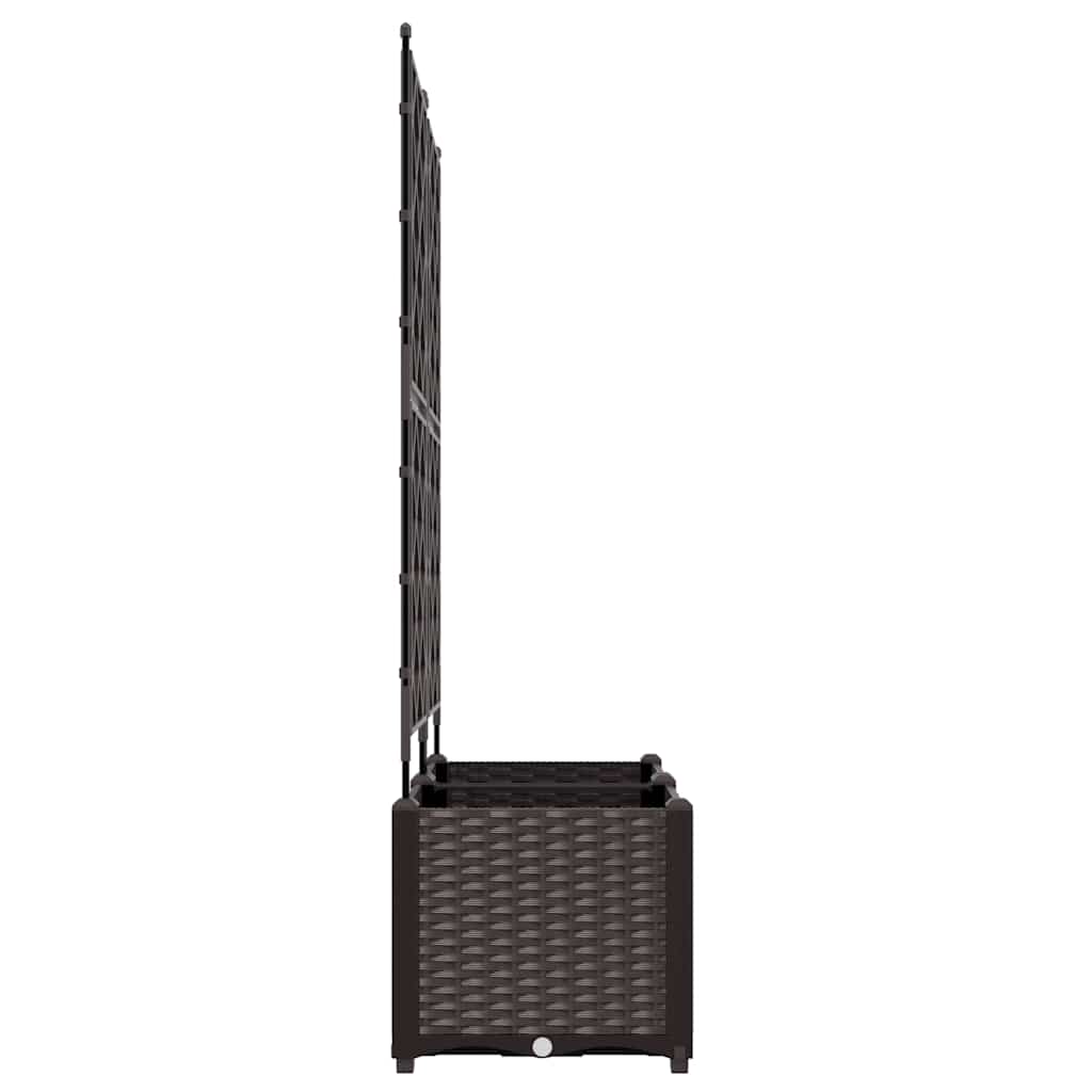 Γλάστρα Κήπου 2 pcs Καφέ 80 x 40 x 143 εκ. Πλαστικό