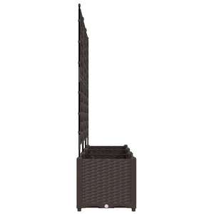 Γλάστρα Κήπου 3 pcs Καφέ 120 x 40 x 143 εκ. Ατσάλι - Pakobazaar
