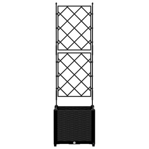 Γλάστρα Κήπου Μαύρο 40 x 40 x 143 εκ. PP - Pakobazaar