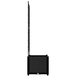 Γλάστρα Κήπου Μαύρο 40 x 40 x 143 εκ. PP - Pakobazaar