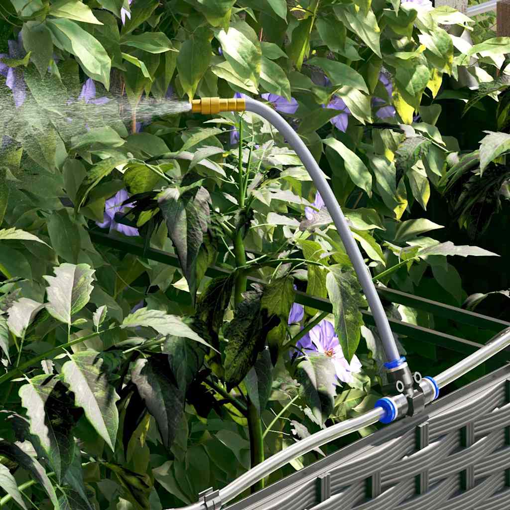 Γλάστρα Κήπου 2 pcs Μαύρο Ατσάλι - Pakobazaar