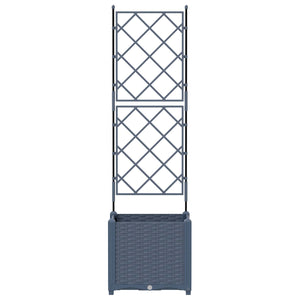 Γλάστρα Κήπου Γκρι 40 x 40 x 143 εκ. PP