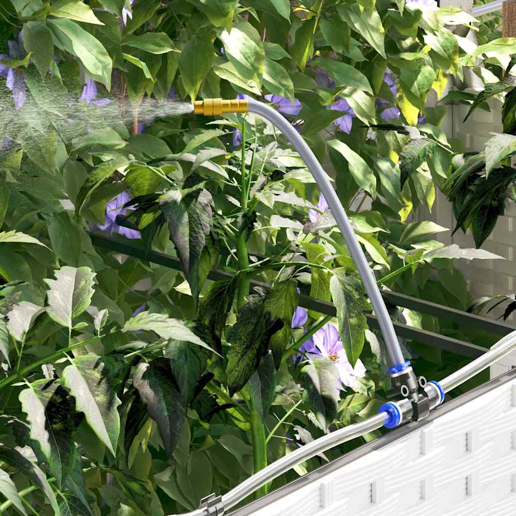 Γλάστρα Κήπου 2 pcs Λευκό Ατσάλι - Pakobazaar