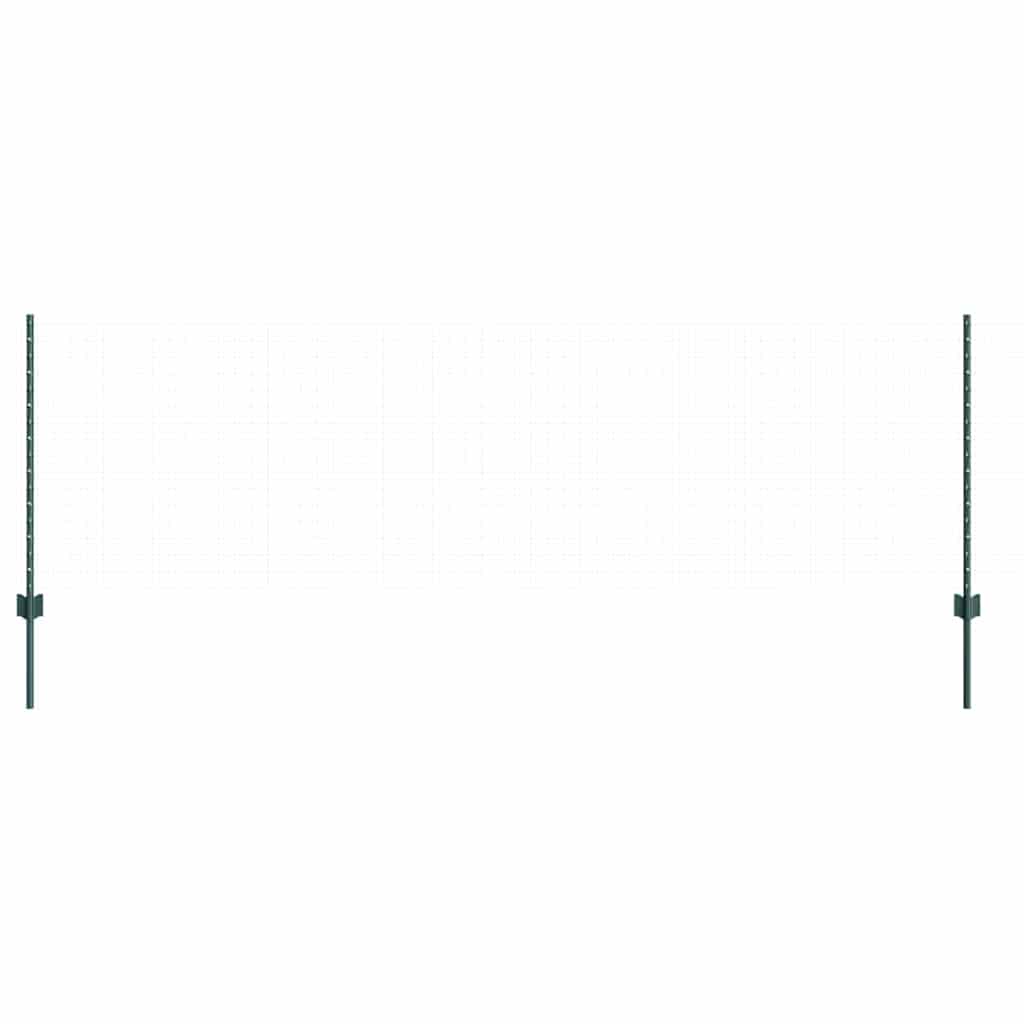 Στύλος Περιφράξεων 11 pcs Πράσινο 120 cm Ατσάλι - Pakobazaar