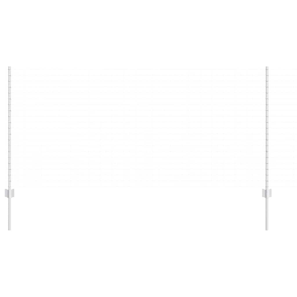 Στύλος Περιφράξεων 5 pcs Ασημί 120 cm Ατσάλι - Pakobazaar