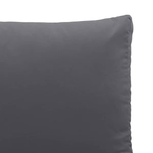 Καναπές Κήπου με μαξιλάρι Ανθρακί 200,5 x 70 x 85,5 εκ. Ατσάλι