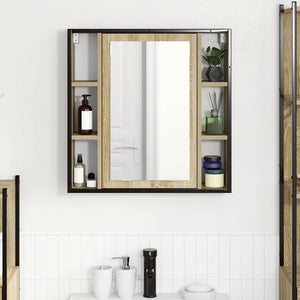 Ντουλάπα Καθρέφτη Δρύς Sonoma 60 x 16 x 60 εκ