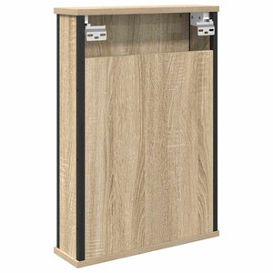 Ντουλάπα Καθρέφτη με ράφι με πόρτα Δρύς Sonoma 42 x 12 x 60 εκ. - Pakobazaar
