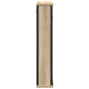Ντουλάπα Καθρέφτη με ράφι με πόρτα Δρύς Sonoma 42 x 12 x 60 εκ. - Pakobazaar