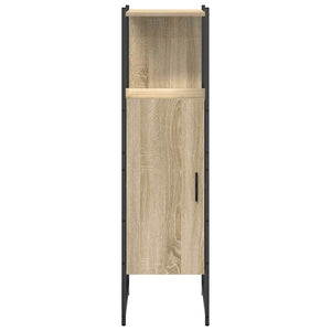 Ντουλάπι Μπάνιου Μπεζ 33 x 33 x 120,5 εκ. Επεξεργασμένο ξύλο