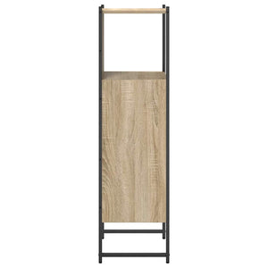 Ντουλάπι Μπάνιου Μπεζ 33 x 33 x 120,5 εκ. Επεξεργασμένο ξύλο