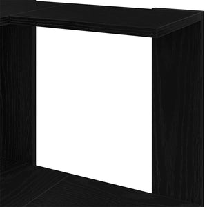 Βιβλιοθήκη Μαύρη Οξυά 50 x 50 x 179 εκ - Pakobazaar
