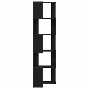 Βιβλιοθήκη Μαύρη Οξυά 50 x 50 x 179 εκ - Pakobazaar