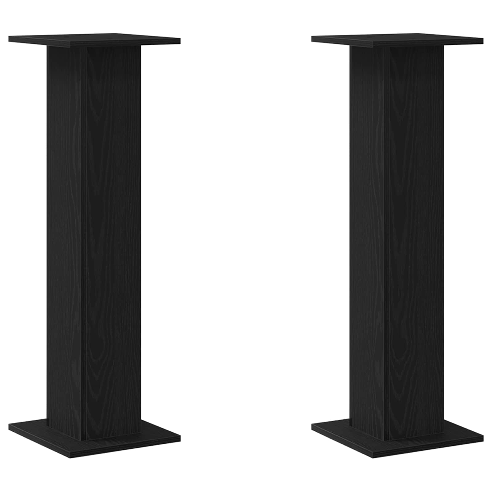 Βάσεις Ηχείων 2 pcs Μαύρη Οξυά 30 x 30 x 95 cm - Pakobazaar