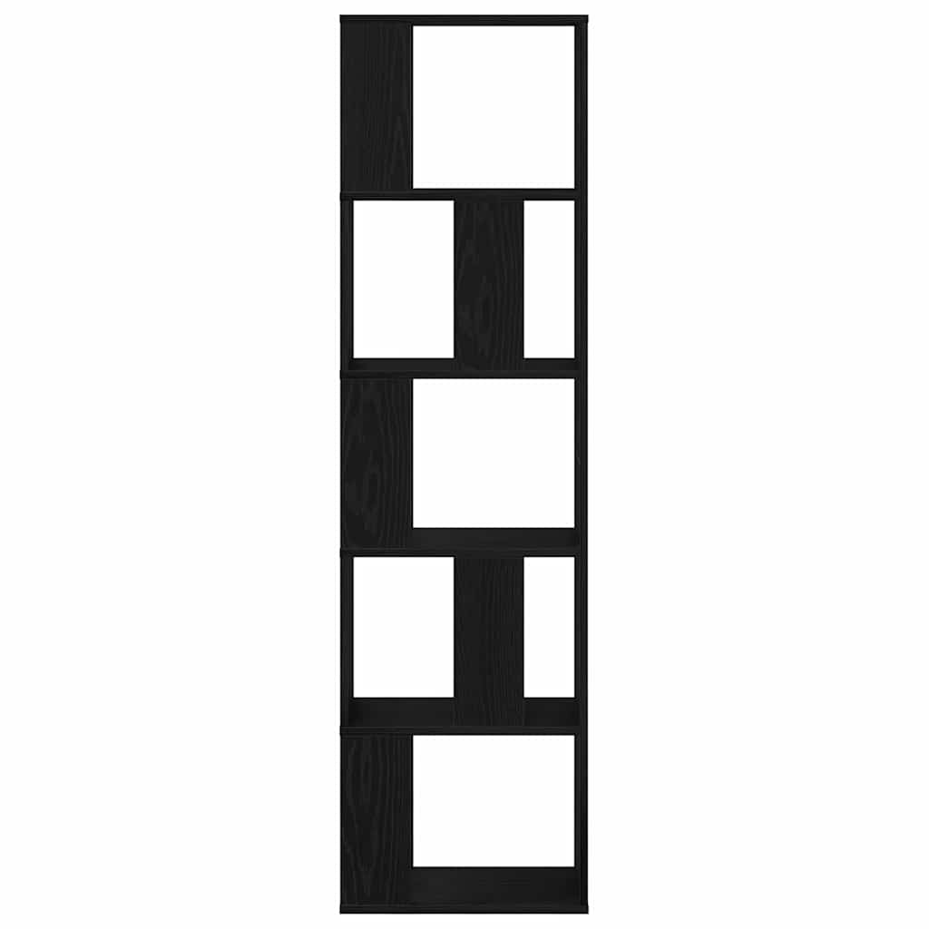 Βιβλιοθήκη Μαύρη Οξυά 45 x 23,5 x 162,5 εκ.