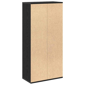 Βιβλιοθήκη Μαύρη Οξυά 50 x 25 x 102 εκ - Pakobazaar