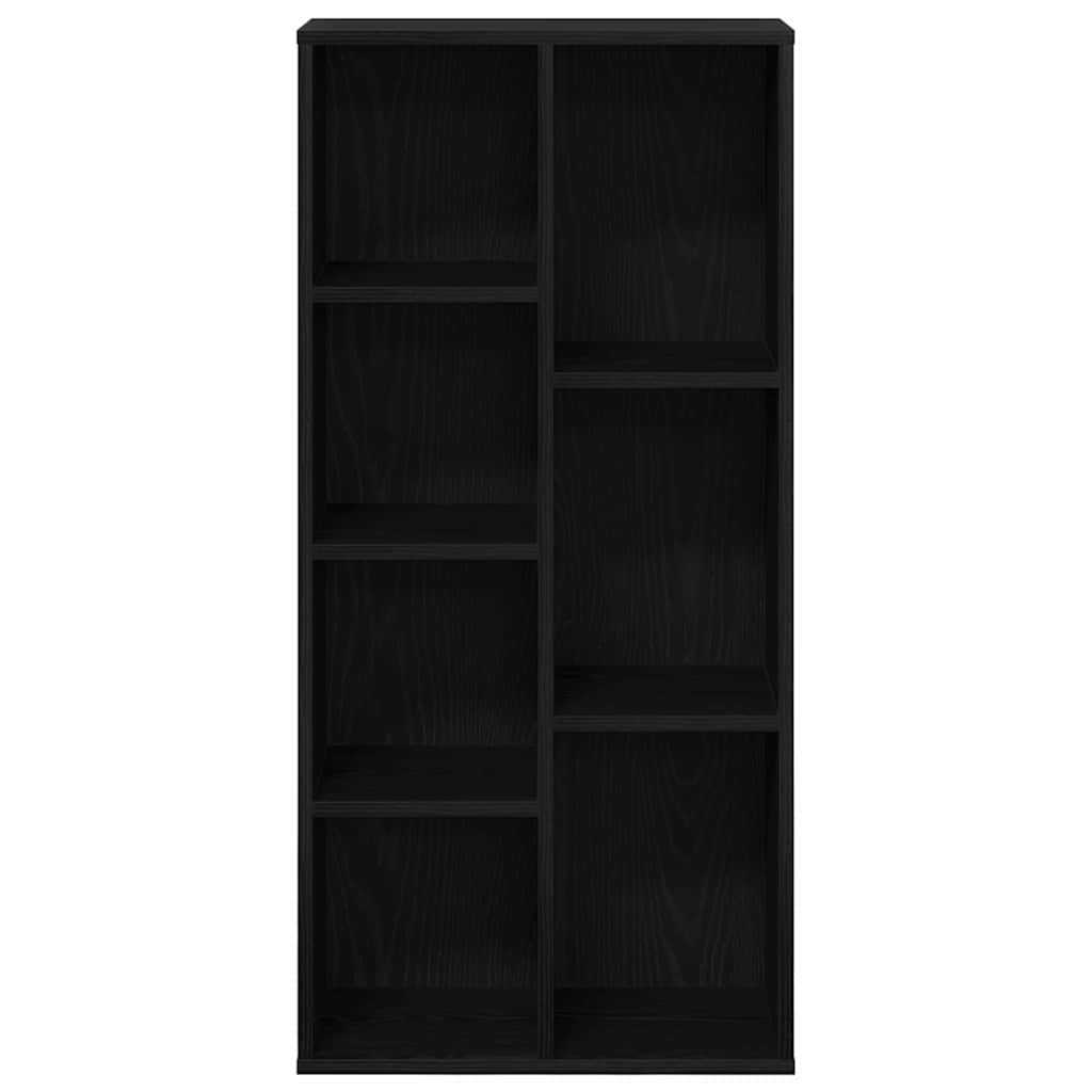 Βιβλιοθήκη Μαύρη Οξυά 50 x 25 x 102 εκ - Pakobazaar