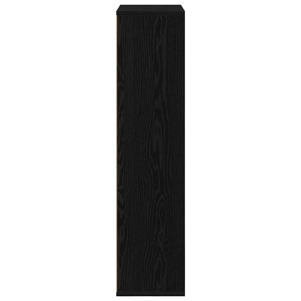 Βιβλιοθήκη Μαύρη Οξυά 50 x 25 x 102 εκ - Pakobazaar