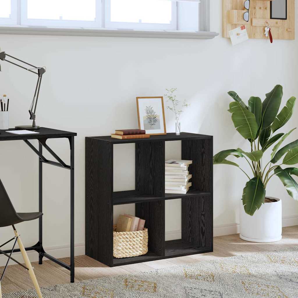 Βιβλιοθήκη Μαύρη δρυς 68,5 x 32 x 68,5 εκ Επεξεργασμένο ξύλο - Pakobazaar