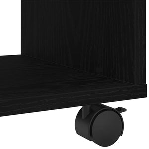 End Table Μαύρη Οξυά 72 x 33 x 42,5 εκ. Επεξεργασμένο ξύλο