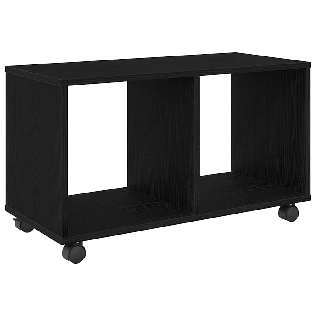 End Table Μαύρη Οξυά 72 x 33 x 42,5 εκ. Επεξεργασμένο ξύλο