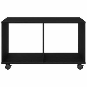 End Table Μαύρη Οξυά 72 x 33 x 42,5 εκ. Επεξεργασμένο ξύλο