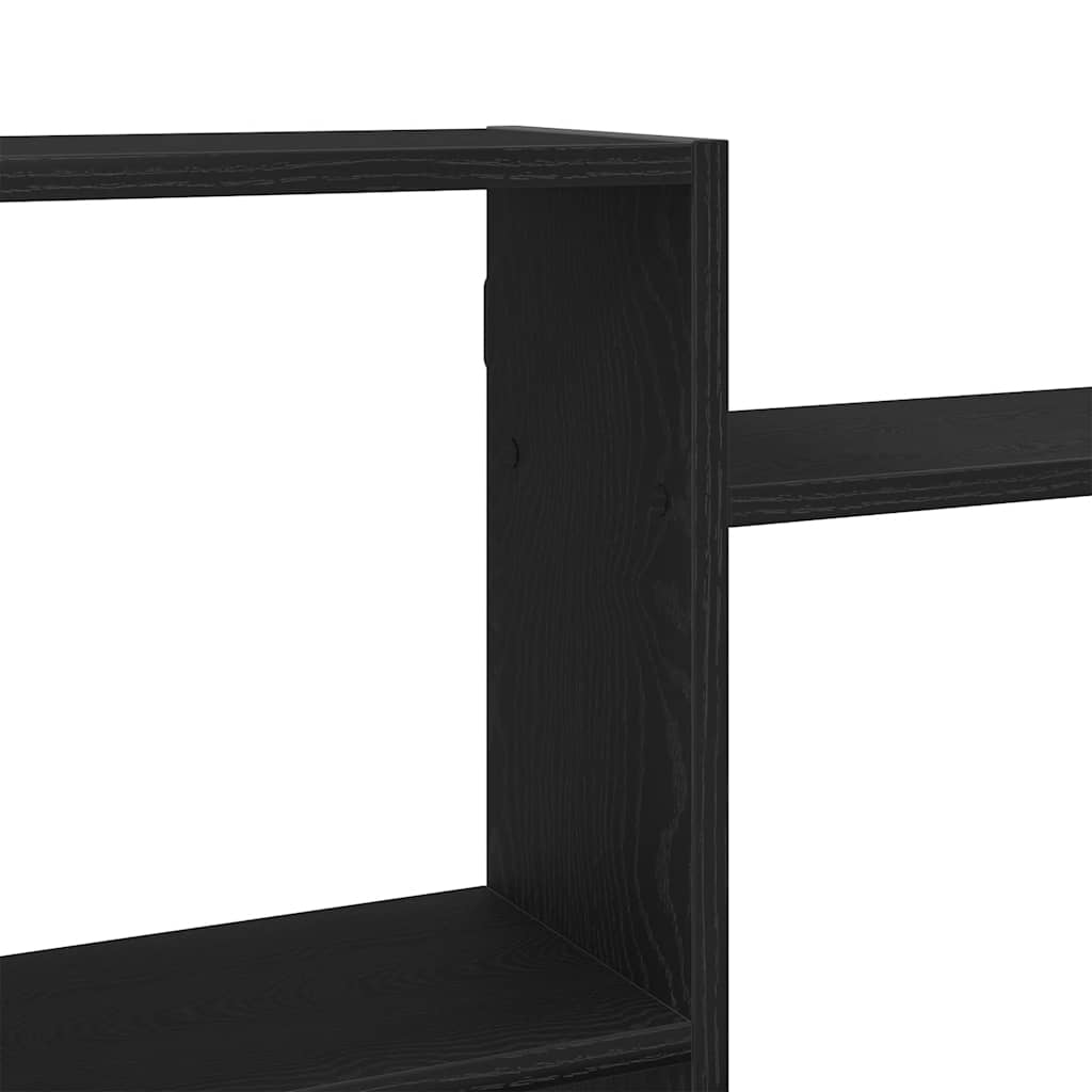 Ράφι Τοίχου Μαύρη Δρυς 159 x 18 x 65 εκ. από Τεχνητό Ξύλο - Pakobazaar