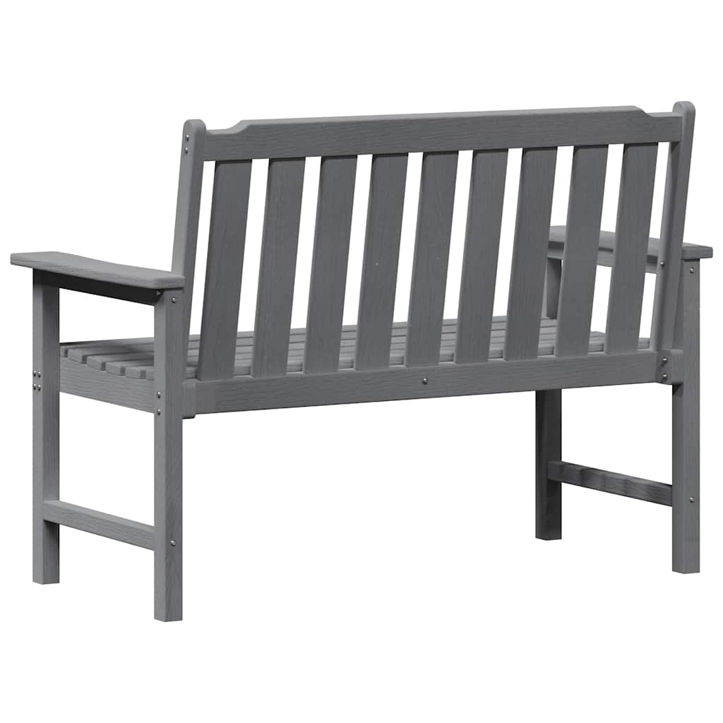Παγκάκι κήπου Ανοιχτό γκρι 120 x 59 x 88 εκ. HDPE - Pakobazaar