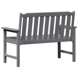 Παγκάκι κήπου Ανοιχτό γκρι 120 x 59 x 88 εκ. HDPE - Pakobazaar