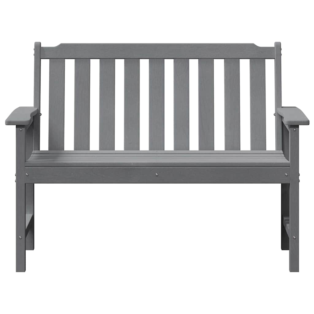 Παγκάκι κήπου Ανοιχτό γκρι 120 x 59 x 88 εκ. HDPE - Pakobazaar