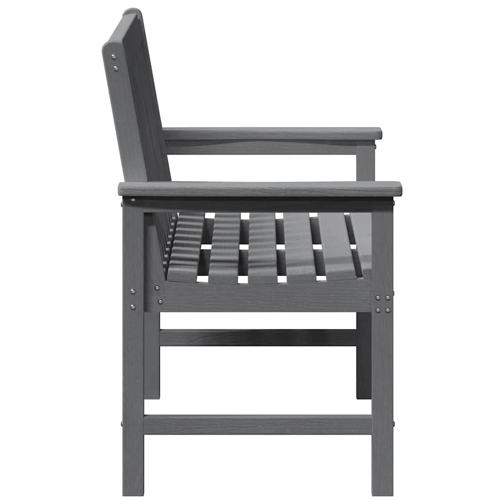 Παγκάκι κήπου Ανοιχτό γκρι 120 x 59 x 88 εκ. HDPE - Pakobazaar