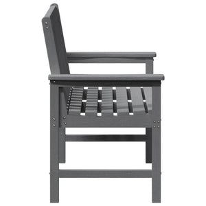 Παγκάκι κήπου Ανοιχτό γκρι 120 x 59 x 88 εκ. HDPE - Pakobazaar