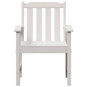Καρέκλα φαγητού κήπου 2 pcs Λευκό 65,5 x 59 x 88 εκ HDPE - Pakobazaar