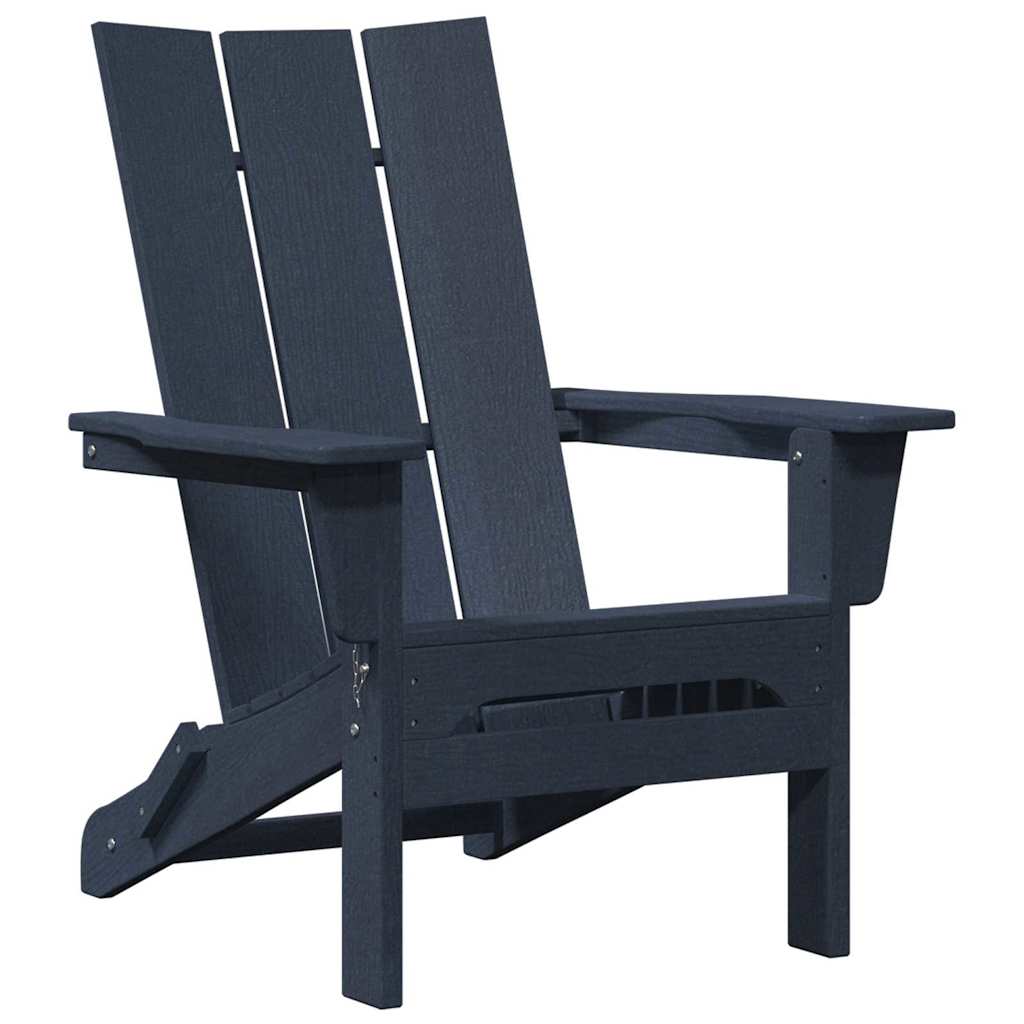Πτυσσόμενη Καρέκλα Adirondack Σκούρο μπλε 80,5 x 74,5 x 92 εκ