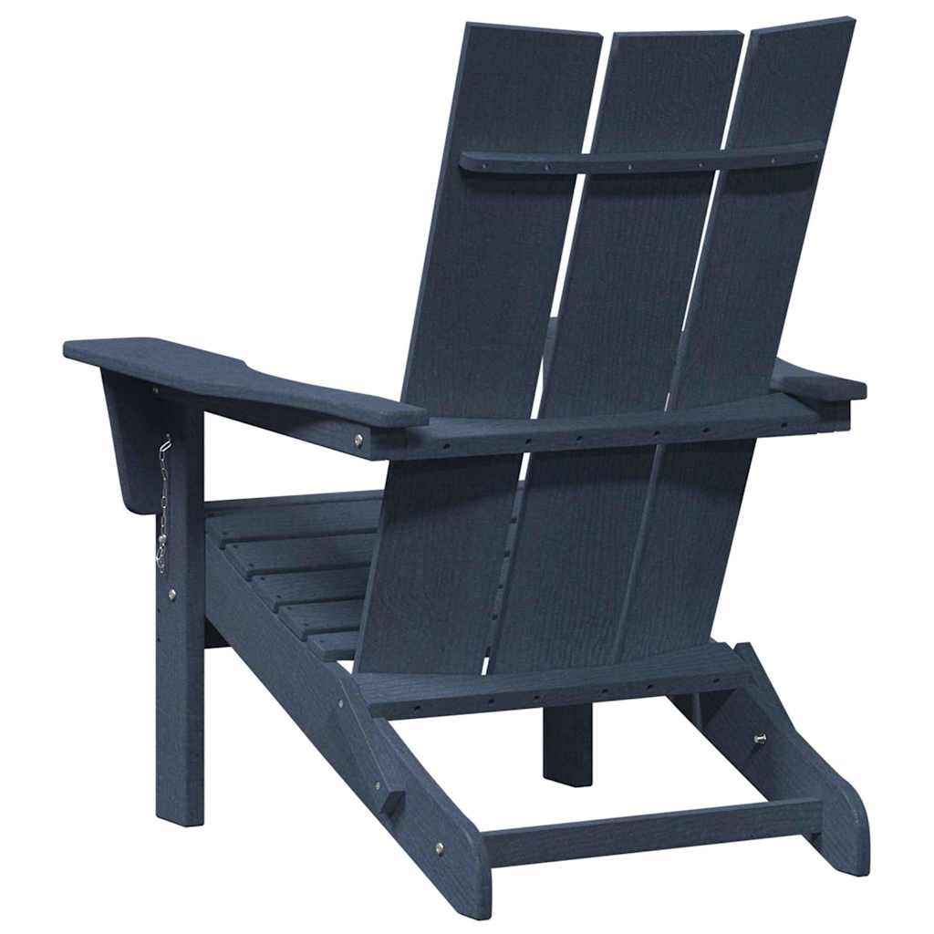 Πτυσσόμενη Καρέκλα Adirondack Σκούρο μπλε 80,5 x 74,5 x 92 εκ