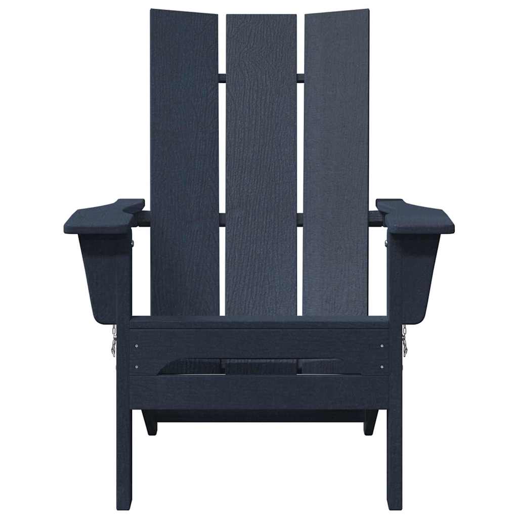 Πτυσσόμενη Καρέκλα Adirondack Σκούρο μπλε 80,5 x 74,5 x 92 εκ