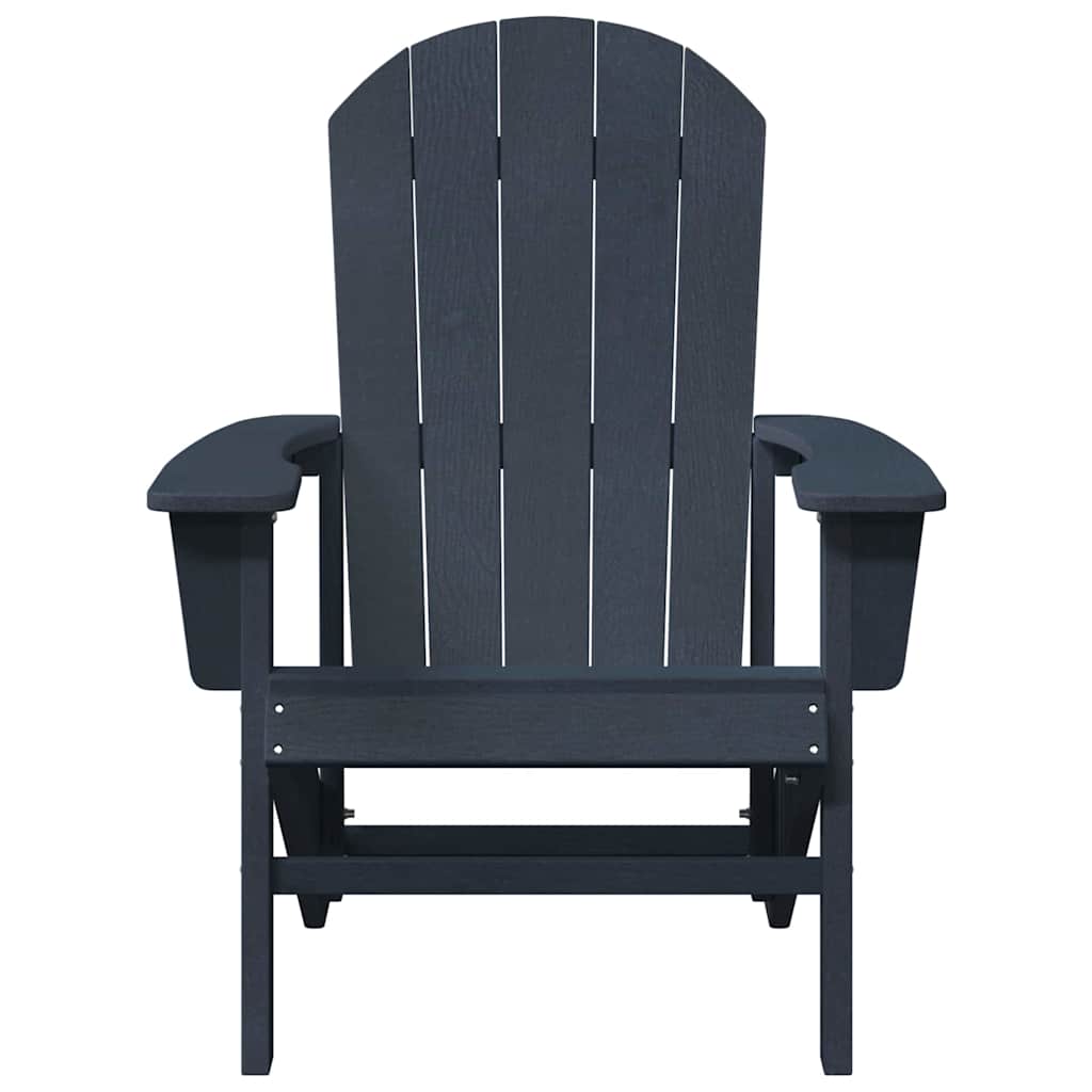 Καρέκλα Adirondack Σκούρο μπλε 82 x 74 x 92 εκ. HDPE - Pakobazaar
